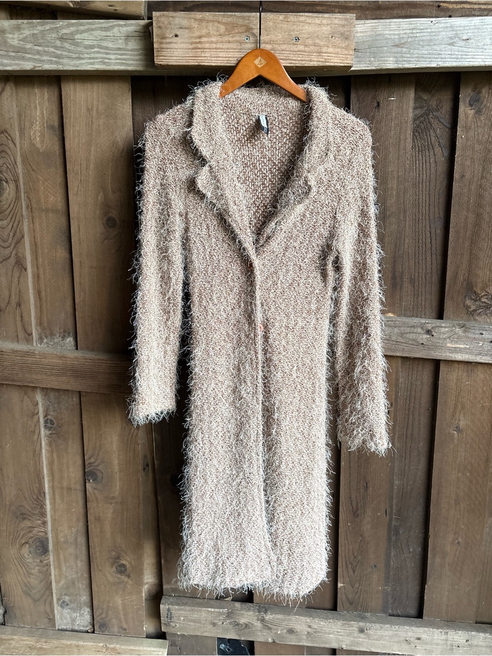 VTG Forever 21 Longline Faux Mohair Cardigan